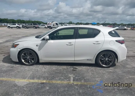 2012 Lexus Ct 200H Premium из США, поврежденный, VIN JTHKD5BHXC2060341